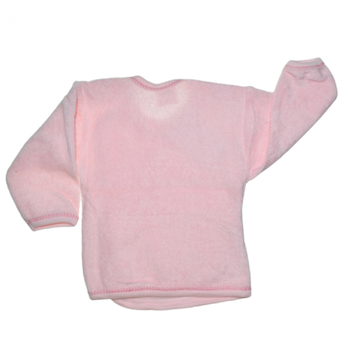 Bluza cu maneca lunga  de frotir pentru fete Koala B1824, Roz [2]