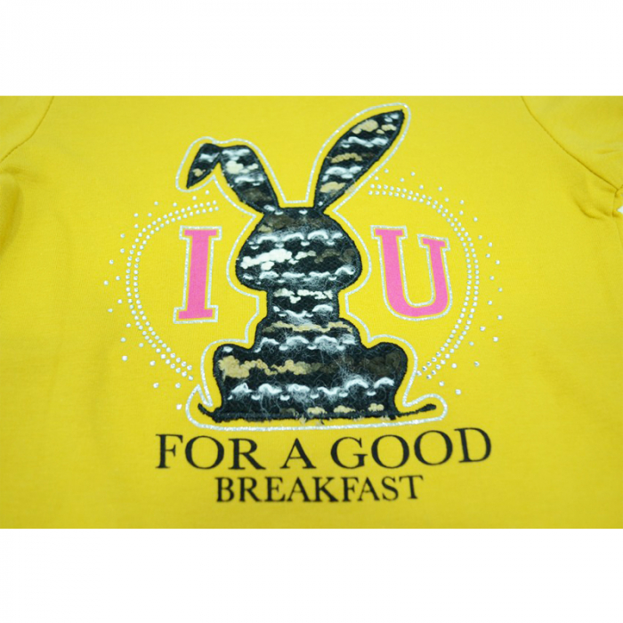 Bluza cu maneca lunga pentru fete Happy House FOFO-067GA-80, Multicolor [2]