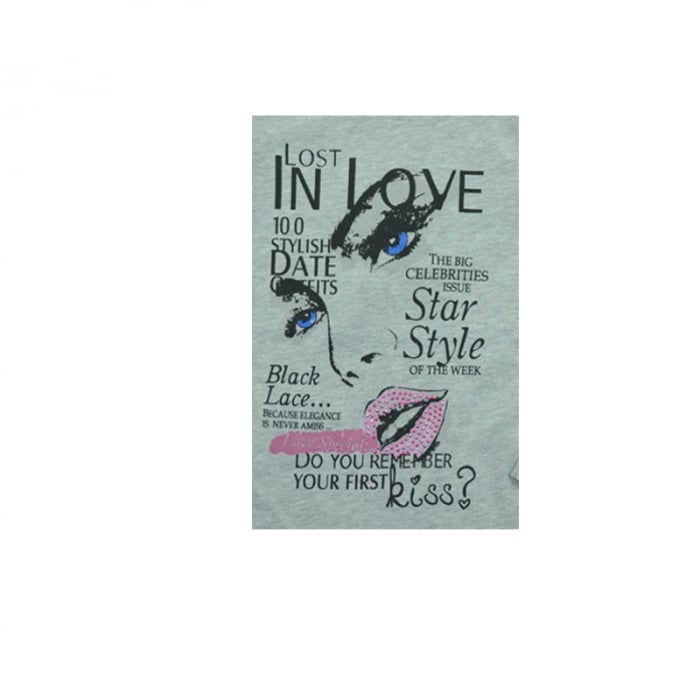 Bluza cu maneca lunga pentru fete Wendee FS39140-1G-98, Gri [2]