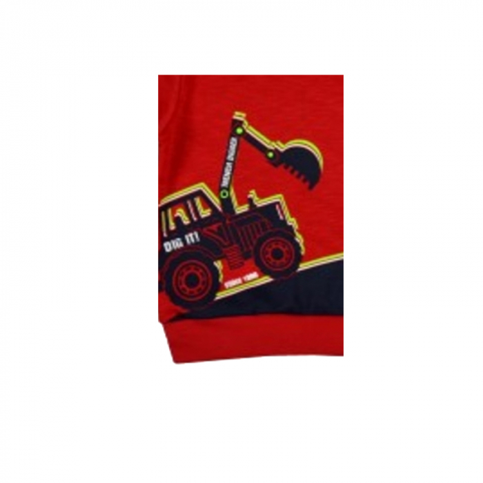 Bluza cu maneca lunga pentru baieti GT GT-5542-104, Rosu [2]