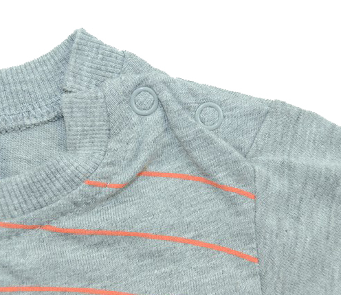Bluza cu maneca lunga pentru baieti Wendee OZFB101619-0G-74, Gri [2]