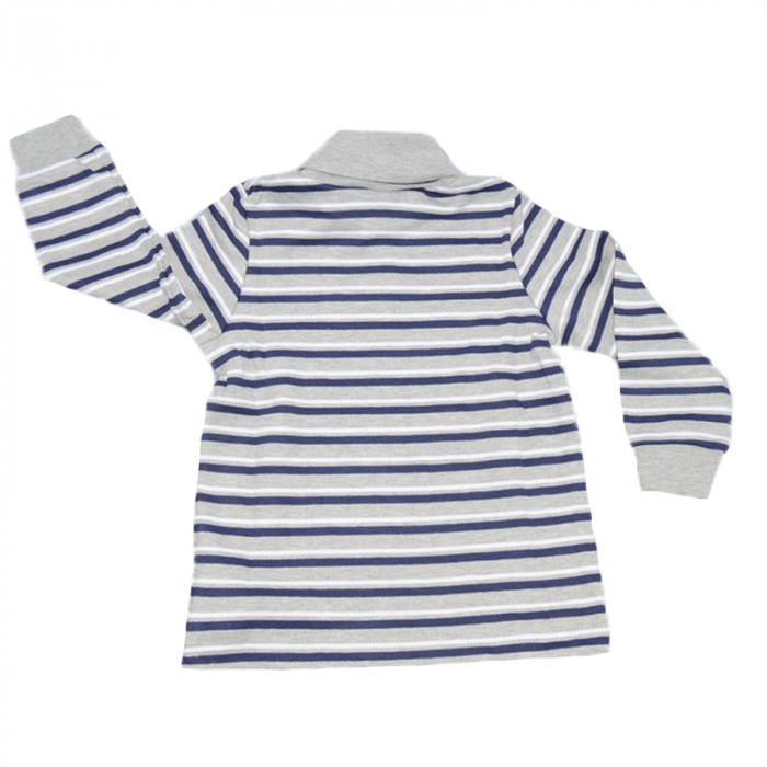 Bluza cu guler inalt pentru baieti Atut BL6906-92, Gri [2]