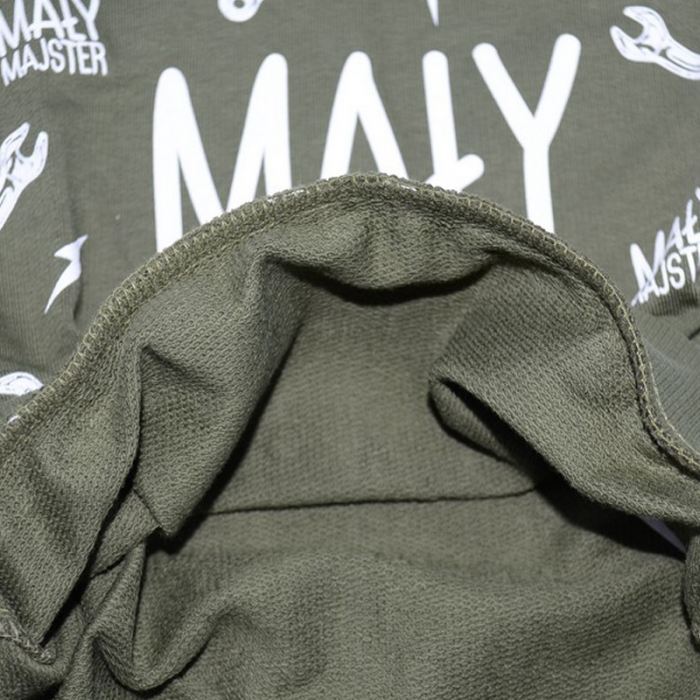 Bluza cu maneca lunga pentru baieti Atut BL8332, Verde [3]