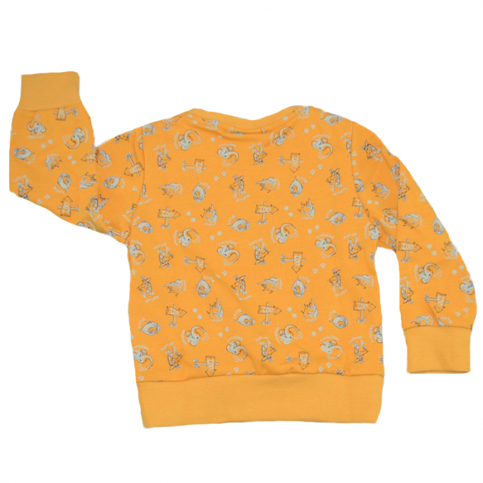Bluza cu maneca lunga pentru baieti Atut BL8370-B-122, Portocaliu [2]