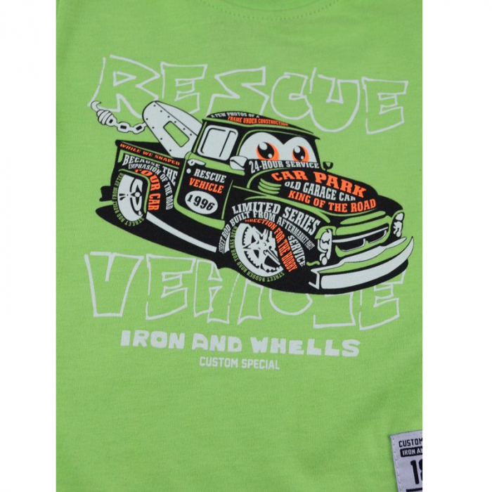 Bluza cu maneca lunga pentru baieti GT-3951V-74, Verde [2]