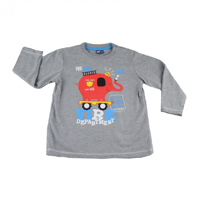 Bluza cu maneca lunga pentru baieti GT GT-4051G-86, Gri [1]