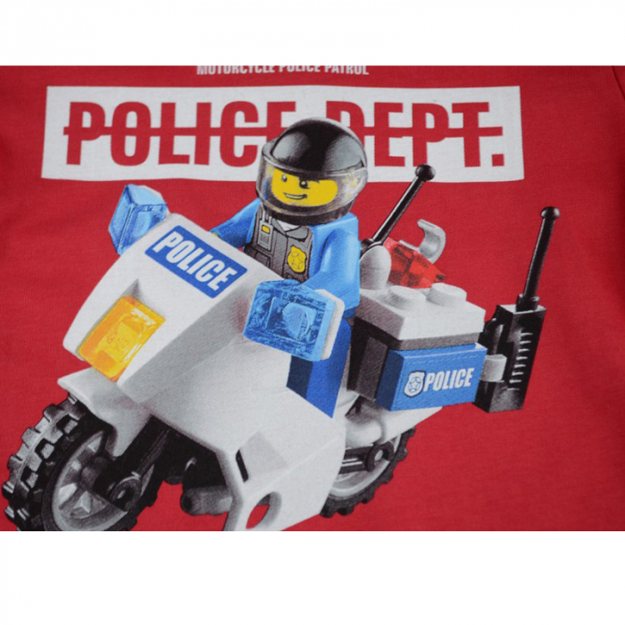 Bluza cu maneca lunga pentru baieti GT GT-5379R-92, Rosu [2]