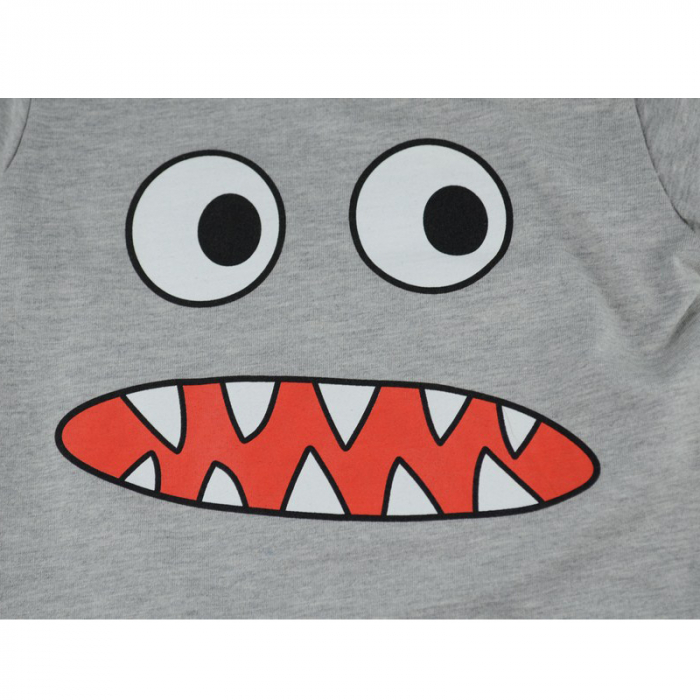 Bluza cu maneca lunga pentru baieti GT GT-5441G-80, Gri [2]