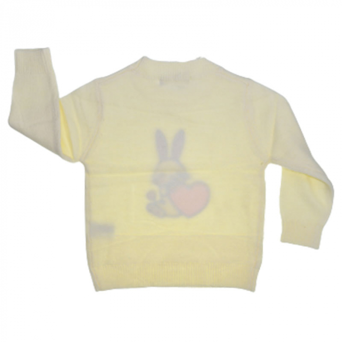 Bluza cu maneca lunga pentru fete Happy House BL23-103, Crem [2]
