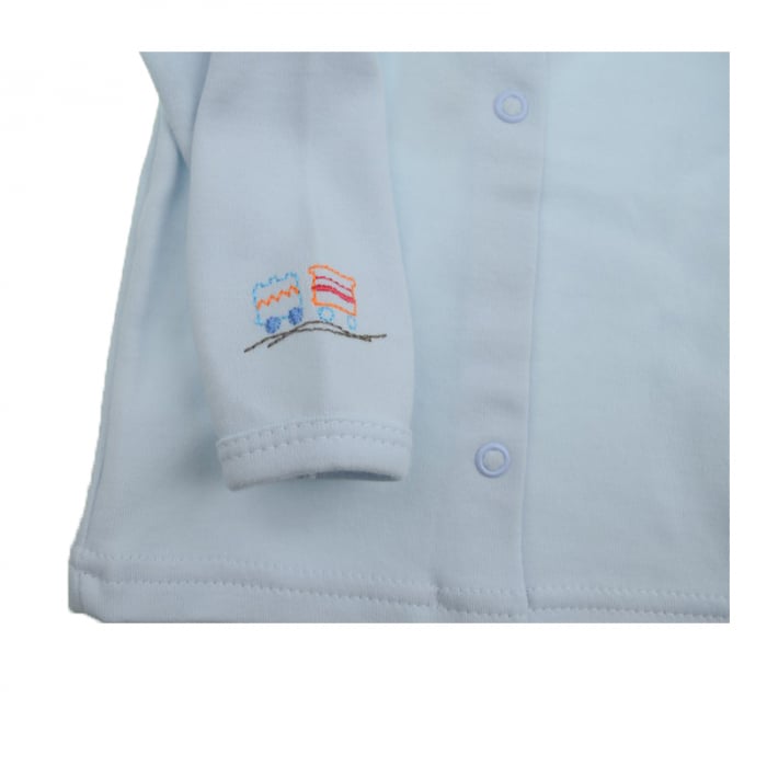 Bluza cu maneca lunga pentru baieti Koala Amma Train A01-063A-62-cm, Albastru [3]