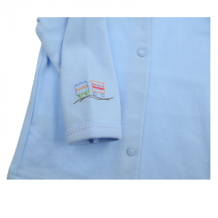Bluza cu maneca lunga pentru baieti Koala Amma Train A01-063A1-62-cm, Albastru [3]