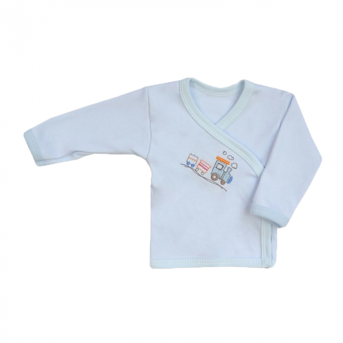 Bluza cu maneca lunga pentru baieti Koala Amma Train A01-109A1-62-cm, Albastru [1]