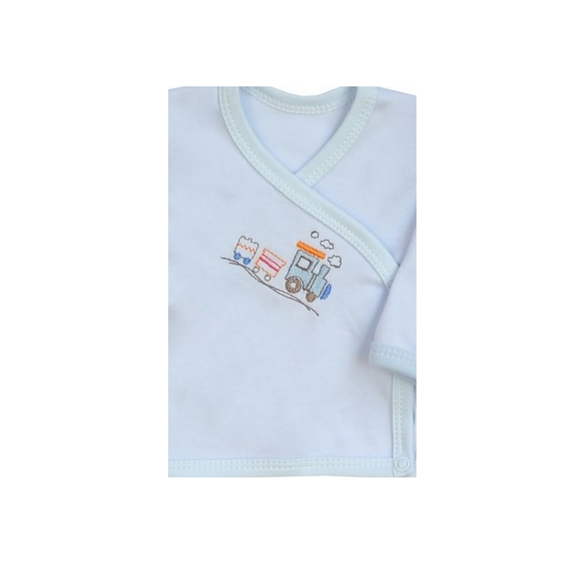 Bluza cu maneca lunga pentru baieti Koala Amma Train A01-109A1-62-cm, Albastru [2]