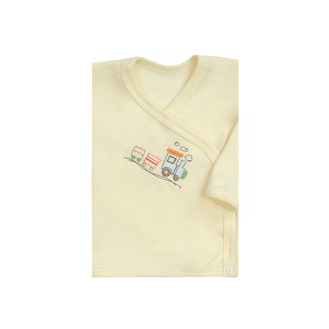 Bluza cu maneca lunga pentru baieti Koala Amma Train A01-109G-62-cm, Galben [2]