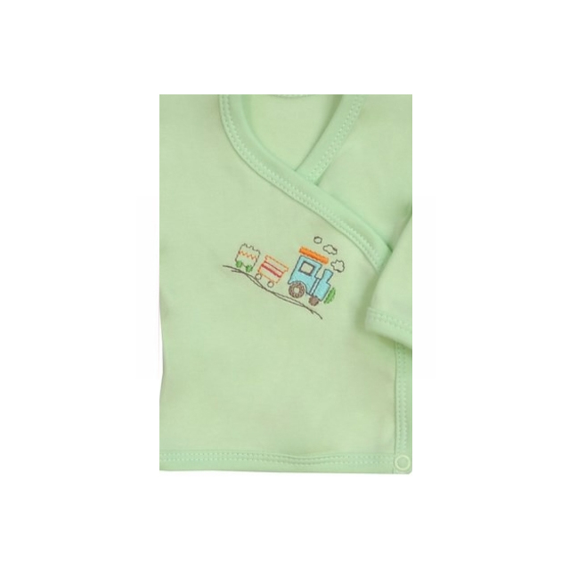 Bluza cu maneca lunga pentru baieti Koala Amma Train A01-109V-62-cm, Verde [2]