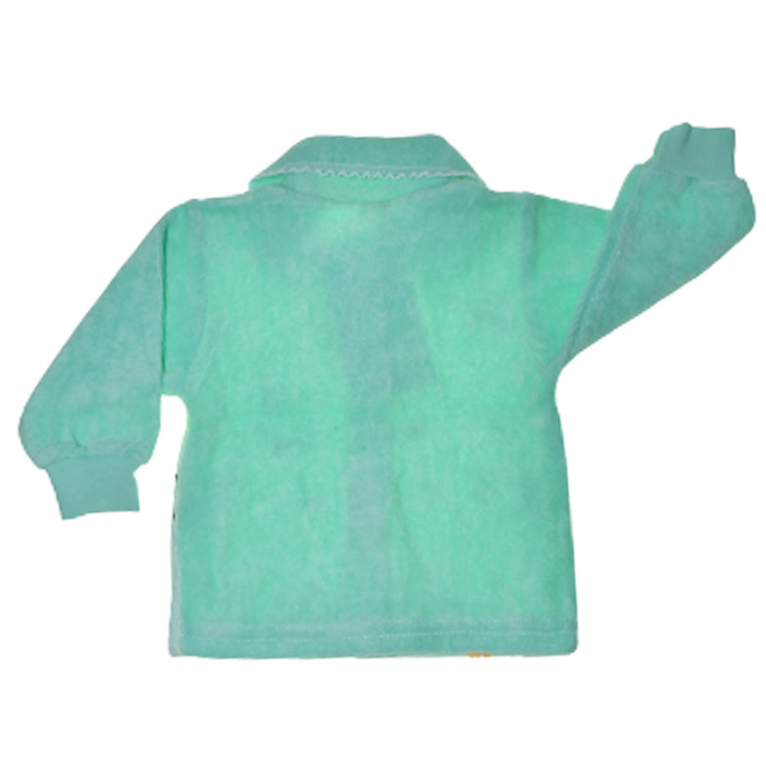 Bluza cu maneca lunga de frotir pentru baieti Koala B2306, Turcoaz [2]