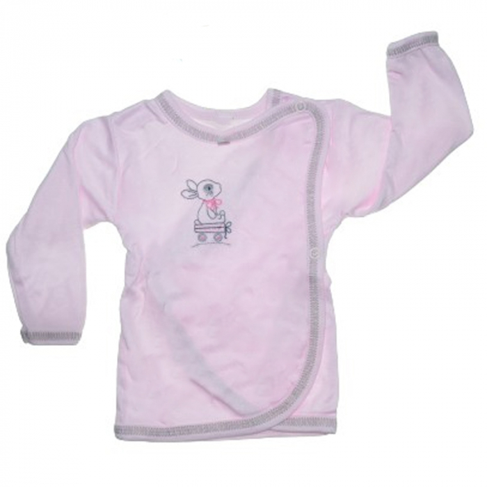 Bluza cu maneca lunga pentru fete Koala Bambus 05-942R, Roz [1]