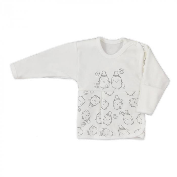 Bluza cu maneca lunga pentru baieti Koala Happy Baby 06-704A, Alb [1]