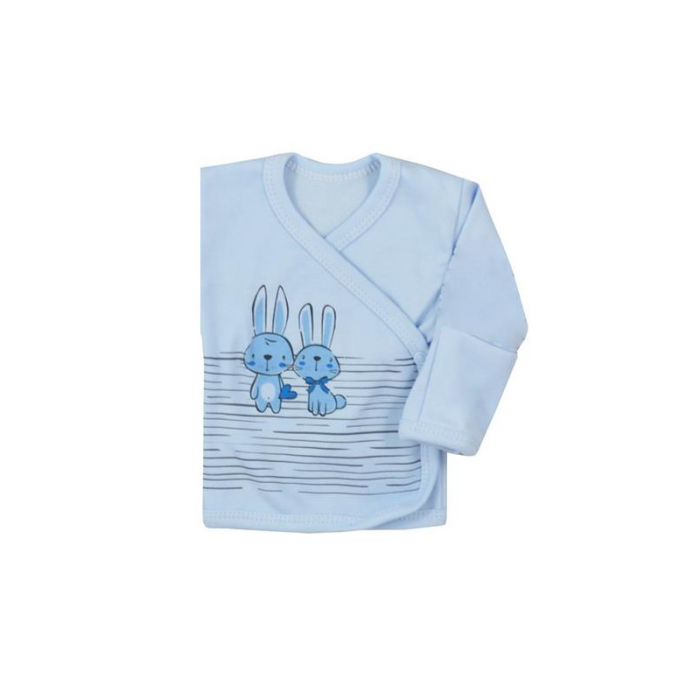Bluza cu maneca lunga pentru baieti Koala Zajaczki 06-669A-62-cm, Albastru [2]