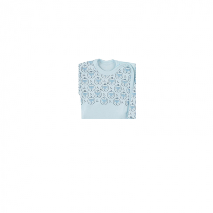 Bluza cu maneca lunga pentru baieti Lisek Koala 3880A-68-cm, Albastru [2]