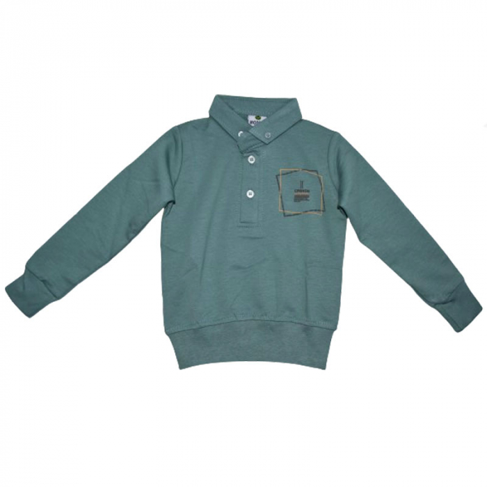 Bluza cu maneca lunga pentru baieti Modima MOD1606, Verde [1]