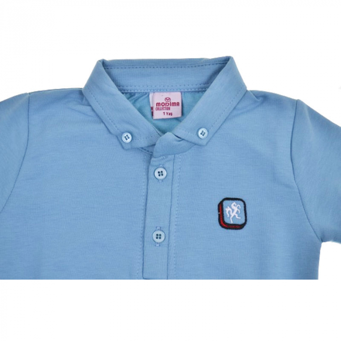 Bluza cu maneca lunga pentru baieti Modima MOD1611, Albastru [3]