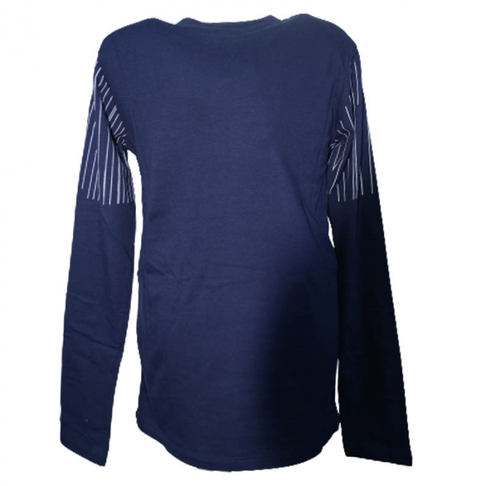 Bluza cu maneca lunga pentru baieti OLC SVR 180323-10, Bleumarin [2]