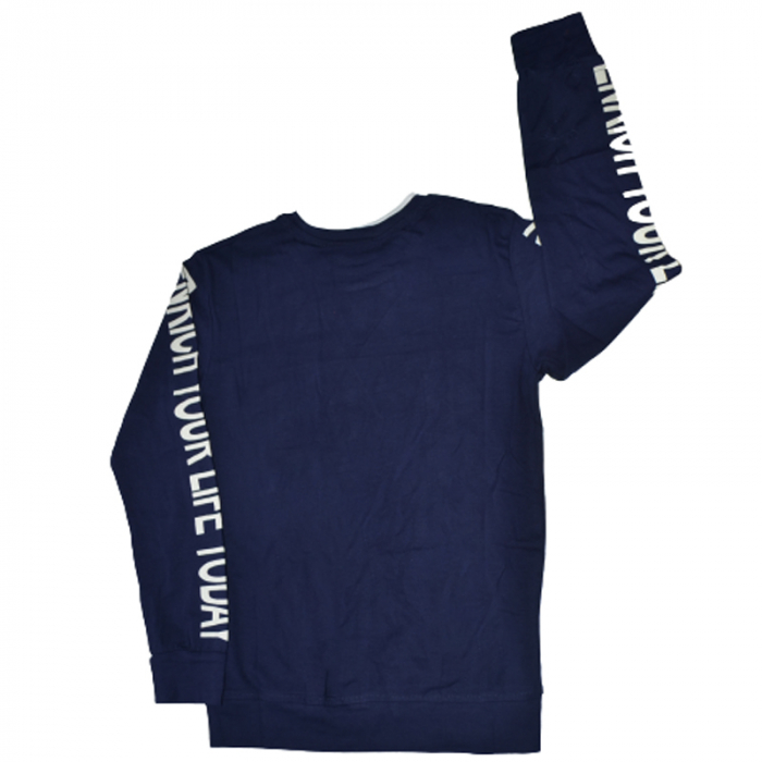 Bluza cu maneca lunga pentru baieti OLC SVR 73971B, Bleumarin [2]