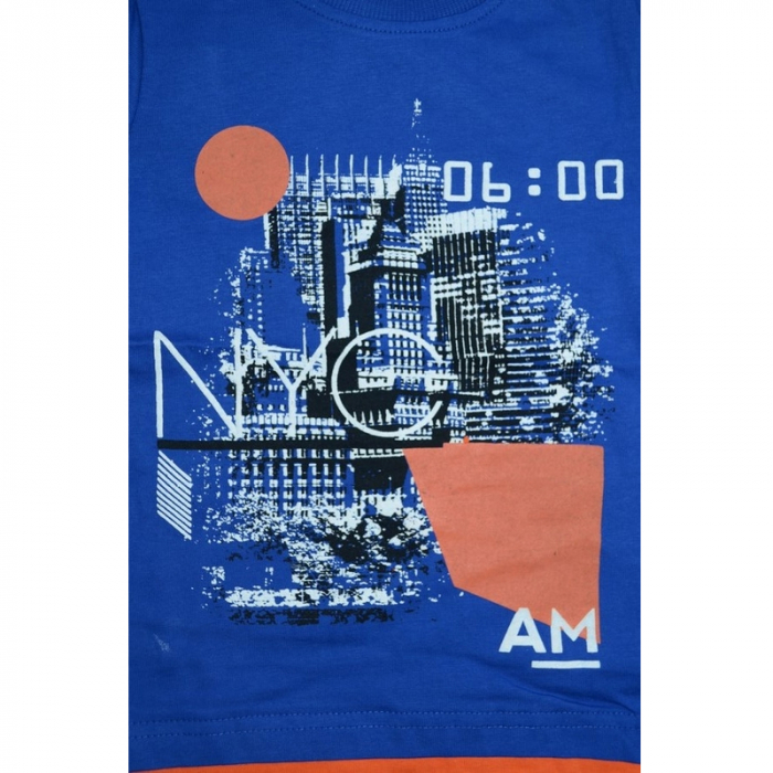 Bluza cu maneca lunga pentru baieti Wendee OK101969-2AL-152, Albastru [2]