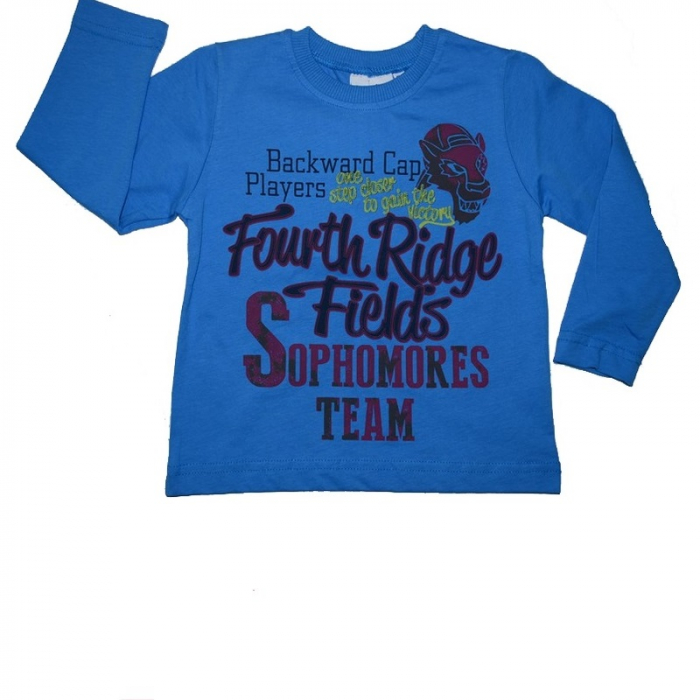 Bluza cu maneca lunga pentru baieti Wendee OZFB101627-1A-98, Albastru [1]