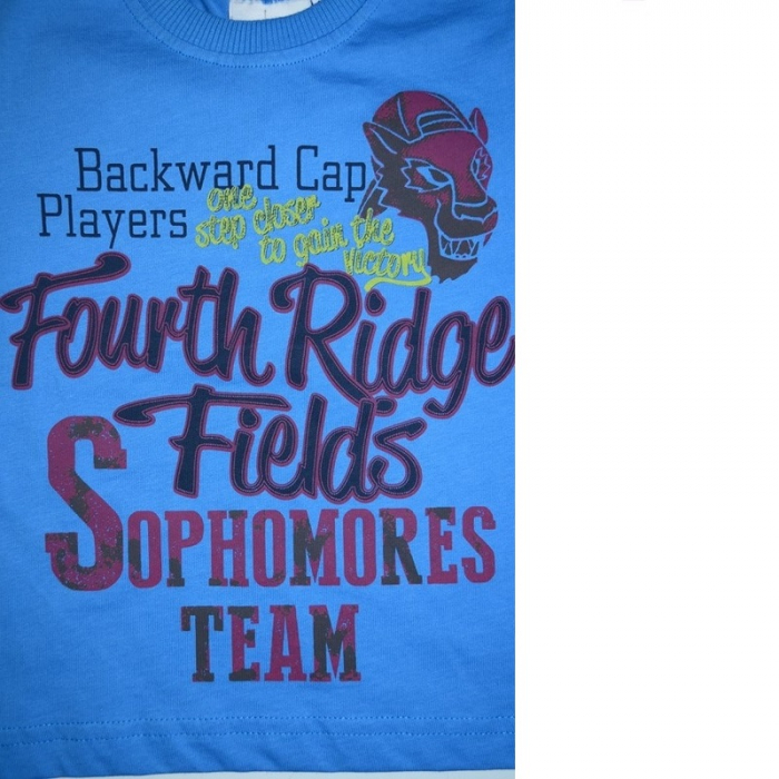 Bluza cu maneca lunga pentru baieti Wendee OZFB101627-1A-98, Albastru [2]