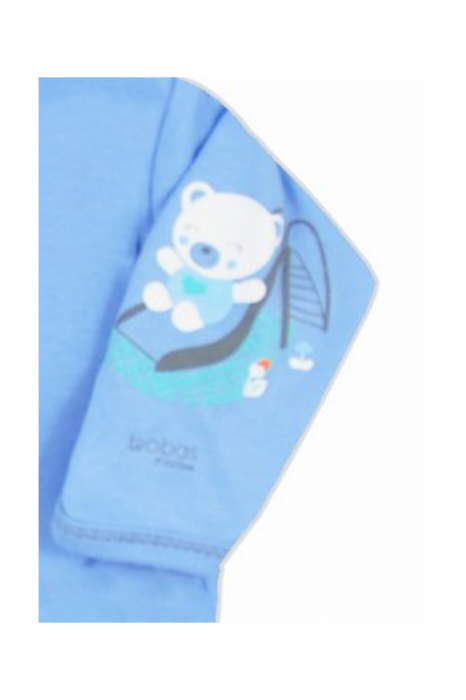 Bluza cu maneca lunga pentru baieti Zabaw Koala 3603-AL-62-cm, Albastru [2]