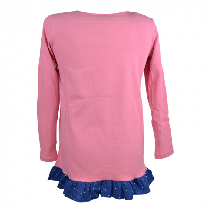 Bluza cu maneca lunga pentru fete Atut 9528-98, Roz [2]