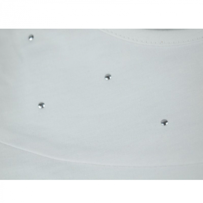 Bluza cu maneca lunga pentru fete Atut A-4605-92, Alb [2]