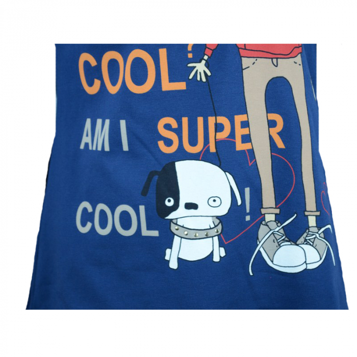 Bluza cu maneca lunga pentru fete Atut A-4831-134, Bleumarin [3]