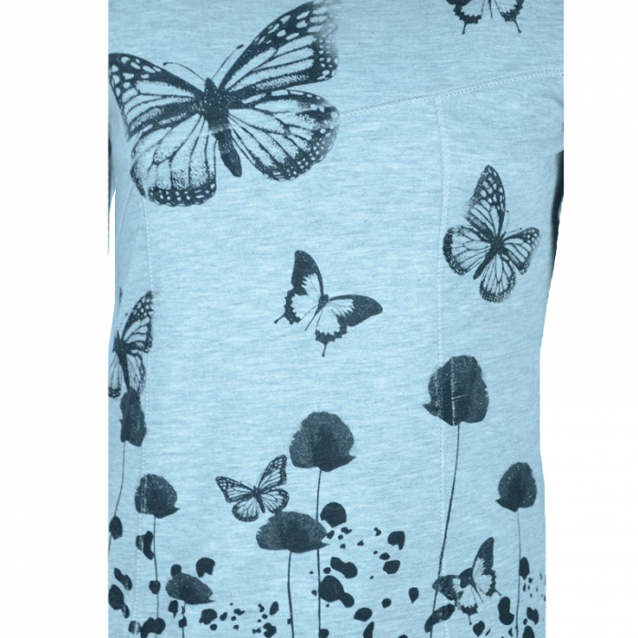 Bluza cu maneca lunga pentru fete Atut A-5105-116, Gri [2]