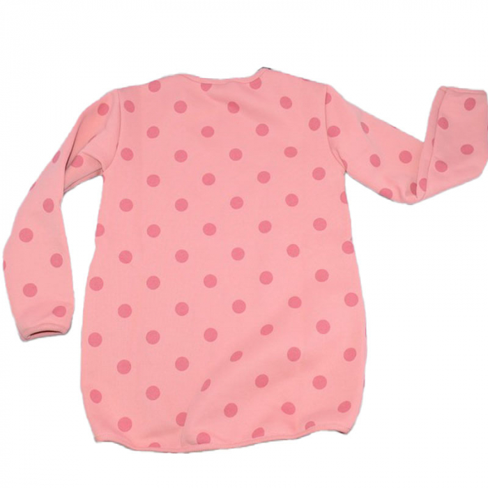 Bluza captusita cu maneca lunga pentru fete Atut BLF233-122, Roz [2]