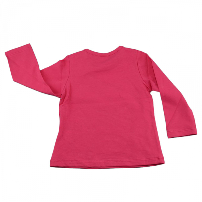 Bluza cu maneca lunga pentru fete Atut BLF9685, Fucsia [2]