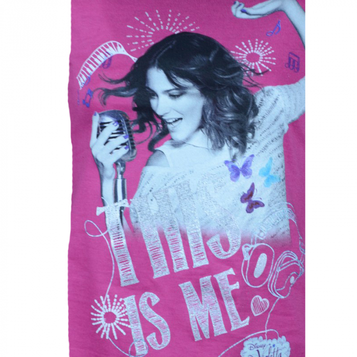 Bluza cu maneca lunga pentru fete Disney NH1316-116, Fucsia [2]