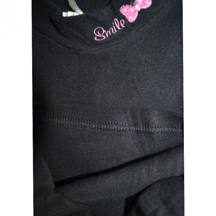 Bluza cu maneca lunga pentru fete Happy House HH632N, Negru [3]