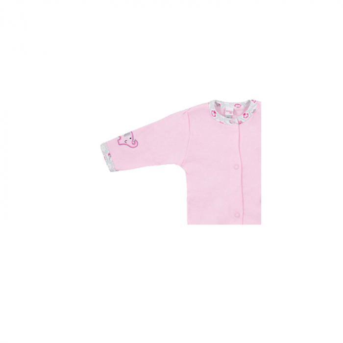 Bluza cu maneca lunga pentru fete Koala 05-3572-68-cm, Roz [2]