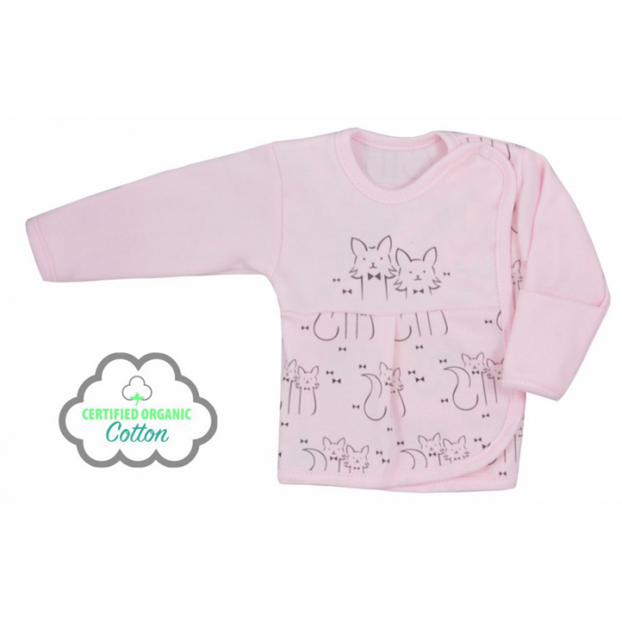 Bluza cu maneca lunga pentru fete Koala Kociaki 05-996R-68-cm, Roz [2]