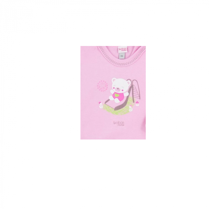Bluza cu maneca lunga pentru fete Koala Papuga 3628-R-62-cm, Roz [2]