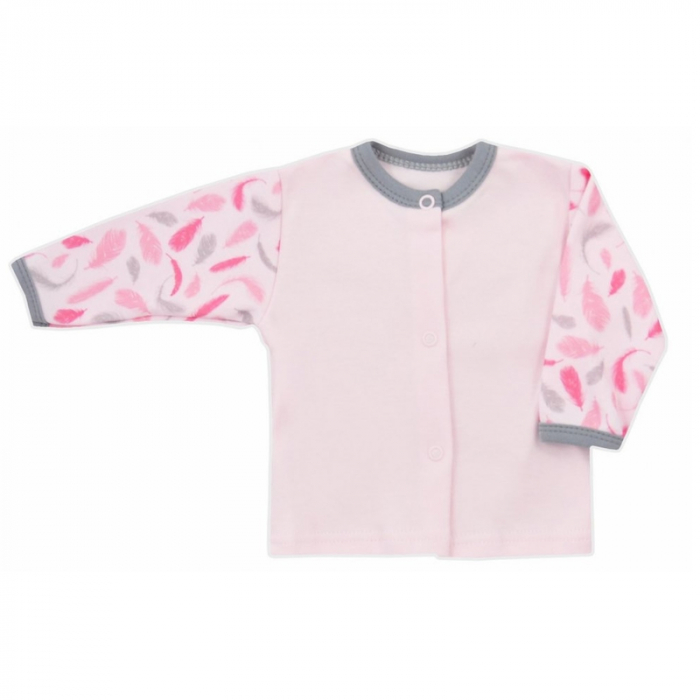 Bluza cu maneca lunga pentru fete Koala Papuga 3662-R-68-cm, Roz [1]