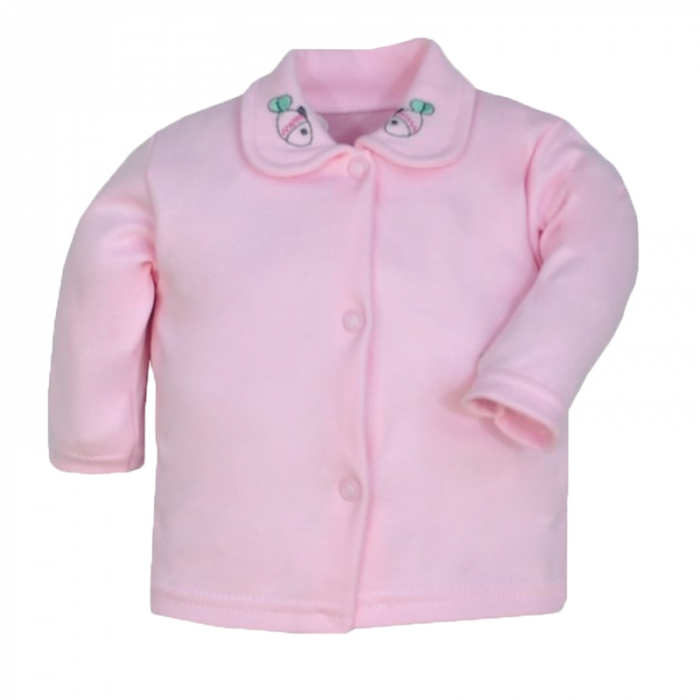 Bluza cu maneca lunga pentru fete Koala Rybka B01-006R-80-cm, Roz [1]