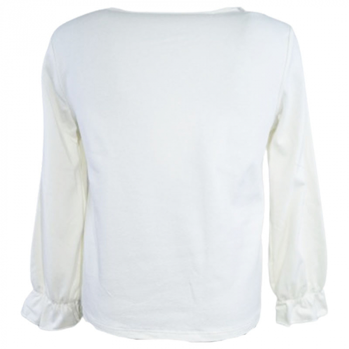Bluza cu maneca lunga pentru fete New Collection 3821, Crem [2]