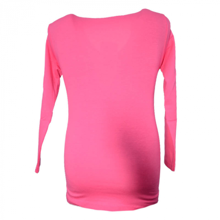 Bluza cu maneca lunga pentru fete OLC SVR 180323-5, Fucsia [2]