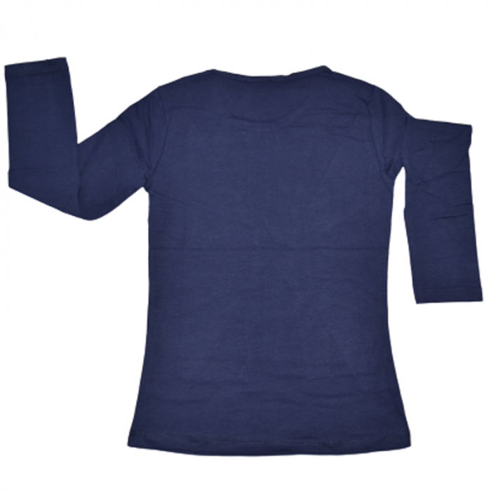 Bluza cu maneca lunga pentru fete OLC SVR 72817, Bleumarin [2]