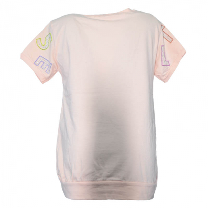 Tricou cu maneca scurta pentru fete OLC SVR 180323-A, Coral [2]