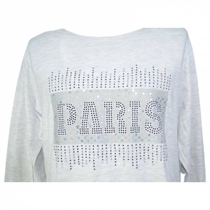 Bluza cu maneca lunga pentru fete OLC SVR 230323-11, Gri [3]
